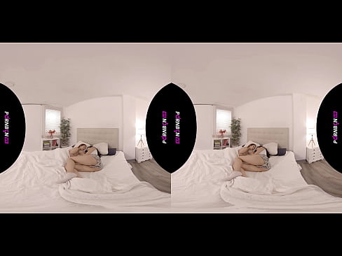 ❤️ PORNBCN VR De jèn madivin reveye eksitan nan reyalite vityèl 4K 180 3D Geneva Bellucci Katrina Moreno ❤️ Videyo sèks nan nou